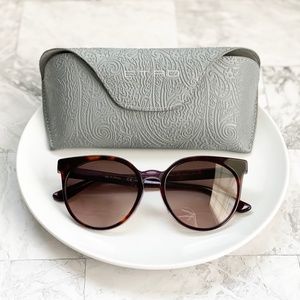 NEW Etro 53mm Round Sunglasses